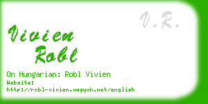 vivien robl business card